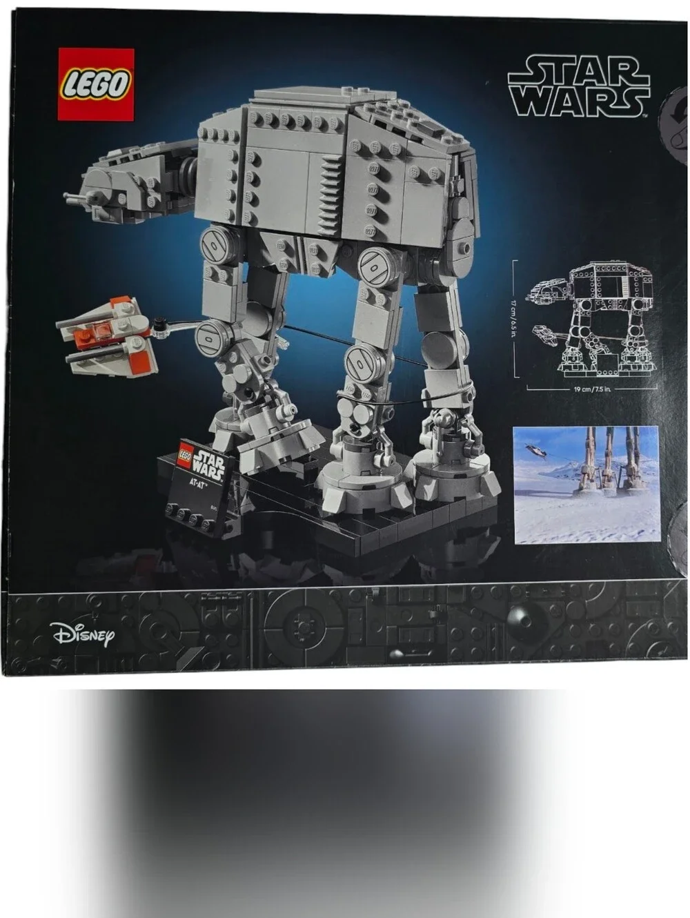 LEGO Star Wars AT-AT Model - Gray with Red and Orange Accents